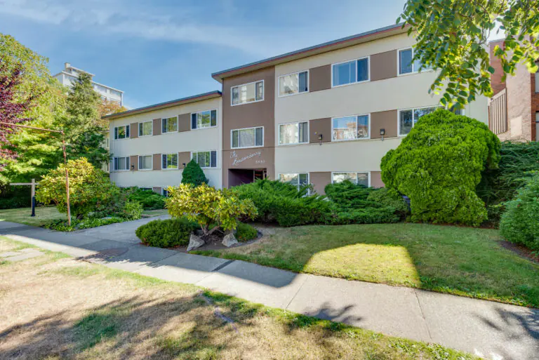 Exterior image of 5550 Yew Street apartment building