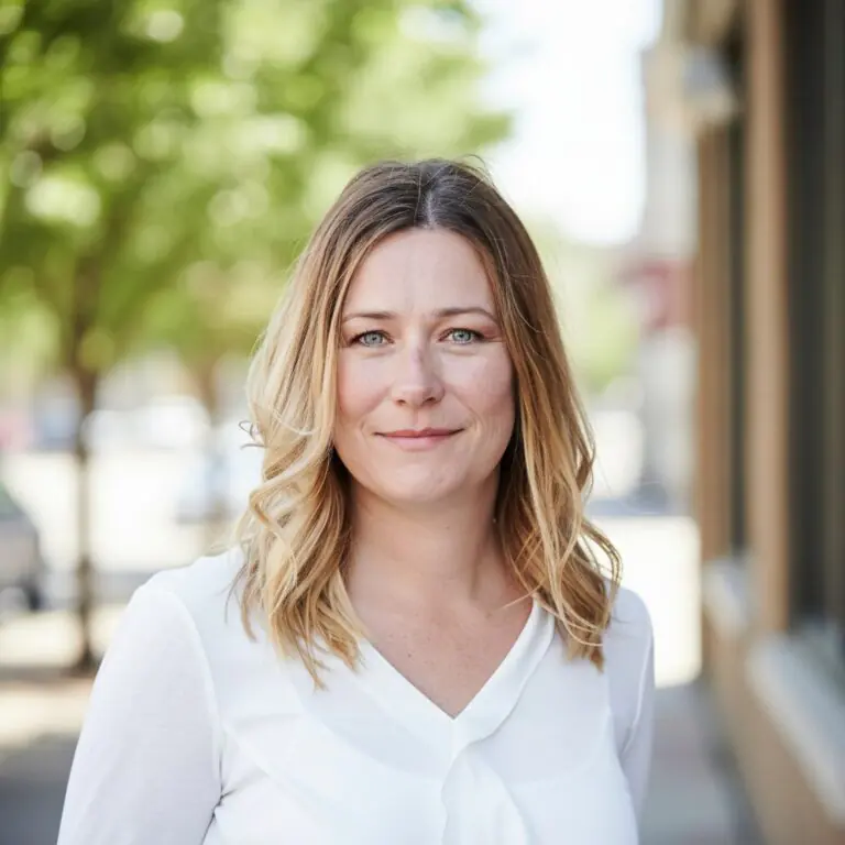 Headshot photo of Jodie Hebbard, Brightside's Manager, People & Administrative Operations